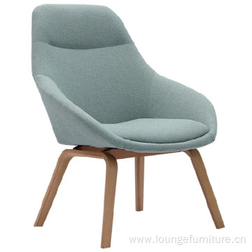 Hot Sales Office Lounge Chair Indoor Wood Legs